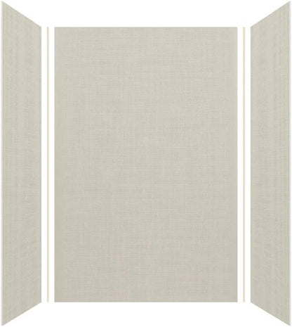 Transolid EWK483672-46 Expressions 3-Panel Shower Wall Kit, 36-in L x 48-in W x 72-in H, Cameo