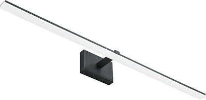 Black Bathroom Light Fixtures - 48 inch Modern Vanity Lights for Bath LED Bathroom Lights Over Mirror Dimmable Cool White Light