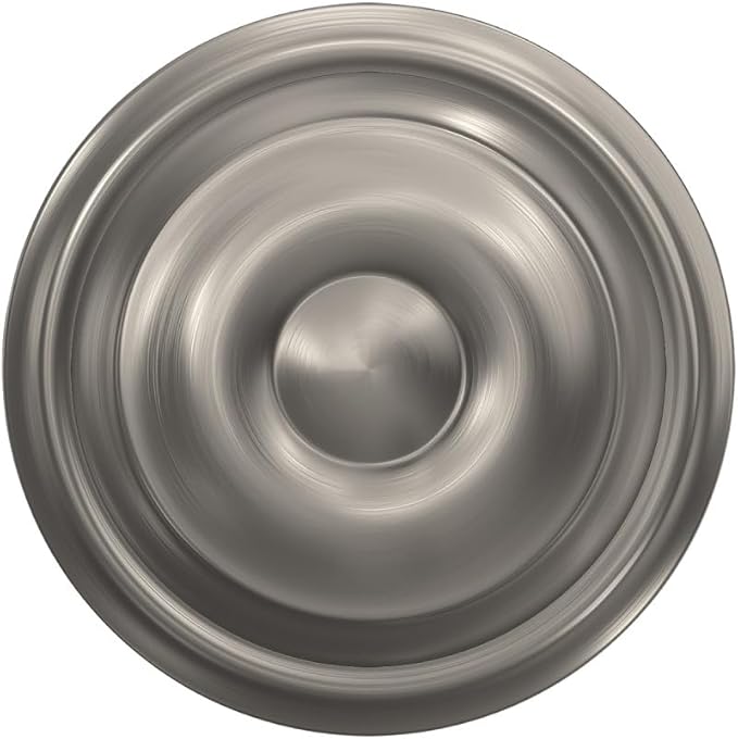 Schlage F10 GEO 619 Georgian Door Knob, Hall & Closet Passage Lock, Satin Nickel