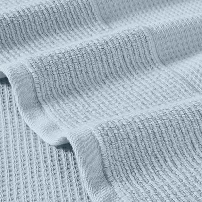 Modern Threads Waffle-Rib 6-Piece Towel Set – Premium Cotton Bath Towels, Ultra-Absorbent & Soft, Elegant Waffle Texture for Bathroom & Spa, Air