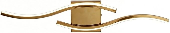 Vanity Light for Bathroom, 23.6 Inch Gold LED Dimmable | Bathroom Lights Fixture Over Mirror, 5CCT Adjustable Color Temperatures Modern Wall Sconces for Bathroom Bedroom Living Room