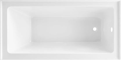 Voltaire 60" x 30" Right-Hand Drain Alcove Bathtub with Apron