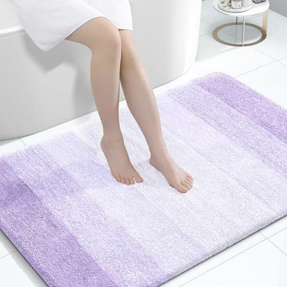 OLANLY Large Bathroom Rugs 44x32, Extra Soft Absorbent Microfiber Bath Rugs
