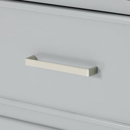 Langford 72-inch Grey Bathroom Vanity with Left & Right Rectangle Double Sinks, Carrara White Quartz Countertop & Backsplash, Solid Wood Frame, Soft-Closing & Dovetail Drawers