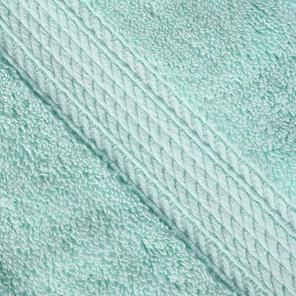 SUPERIOR Egyptian Cotton Pile Heavyweight Bath Sheet, 2 Piece Set, Sea Foam