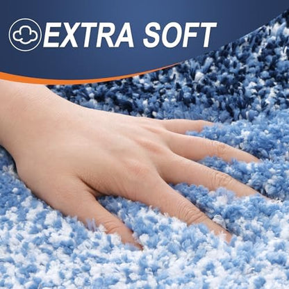 OLANLY Bathroom Runner Rug 59x20, Extra Soft Absorbent Microfiber Bath Rugs