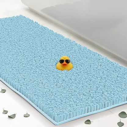 Runner Chenille Bath Mats 71"x21", Plush Absorbent Bath Mats Quick Dry, Soft & Machine Washable, Non Slip Carpet for Bathroom, Thick Bathroom Rugs, Shower Restroom Rug Mat, Alfombras De Baño, Bathrugs