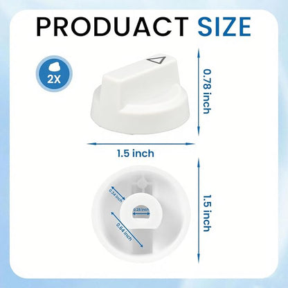 Replacement Knob for Luxe Bidet Neo 120 & Neo 185 | Durable Bidet Toilet Parts, With Symbols, Easy Install, White