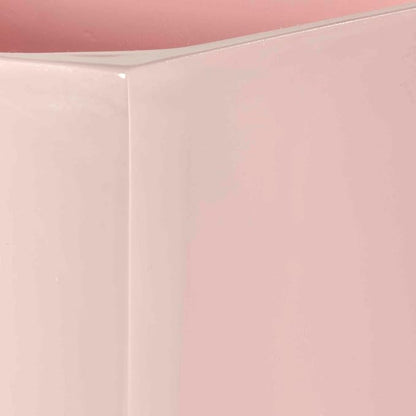 Izod - Wastebasket, Decorative Trash Can, Resin Home Accessories, Guest Bathroom, Dorm Room Essentials (Marina Collection, Pink)