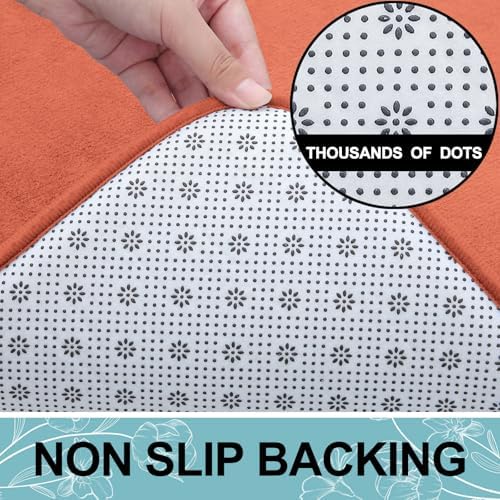 Smiry Memory Foam Bath Mat 47x17, Extra Soft and Absorbent Bathroom Rugs