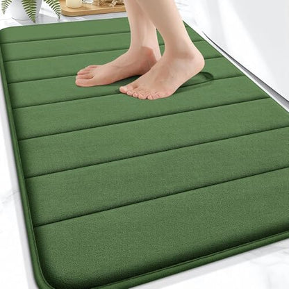 OLANLY Memory Foam Bath Mat 30x20, Super Soft and Absorbent Bathroom Rugs