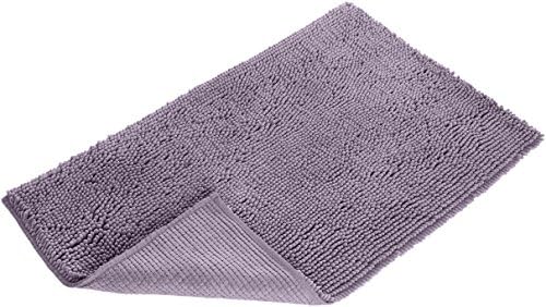 Amazon Basics Non-Slip Microfiber Absorbent Plush Shag Bathroom Rug Mat, Machine Washable, 21" x 34", Lavender (Pack of 12)