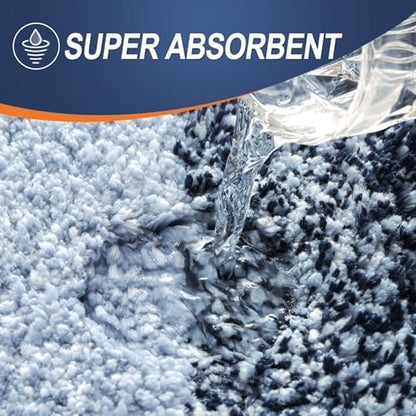OLANLY Bathroom Rugs Mat 36x24, Extra Soft Absorbent Microfiber Bath Rugs