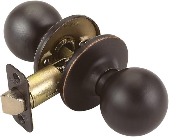 Design House 791582 Ball Passage Hall and Closet Door Knob Oil Rubbed Bronze