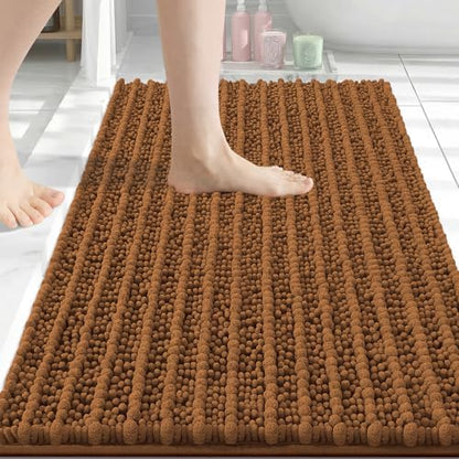 Arotive Bathroom Rugs Mat 30x20, Soft Absorbent Chenille Shaggy Bath Mat