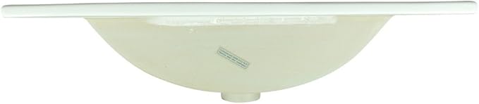 Renovators Supply Manufacturing Luke 24" Drop-in Self-Rimming Rectangular Bathroom Sink In White With Overflow Pack of 1
