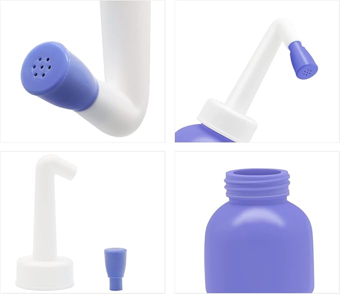 Portable Bidet Sprayer for Personal Hygiene, Pregnant Women Cleansing, Postpartum Clean, Handheld Travel Bidet with 450ML Water Capacity and Angled Nozzle Spray