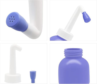 Portable Bidet Sprayer for Personal Hygiene, Pregnant Women Cleansing, Postpartum Clean, Handheld Travel Bidet with 450ML Water Capacity and Angled Nozzle Spray