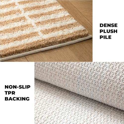 GIB Bathroom Runner Rug 47"x16", Soft Absorbent Long Bath Mat for Bathroom