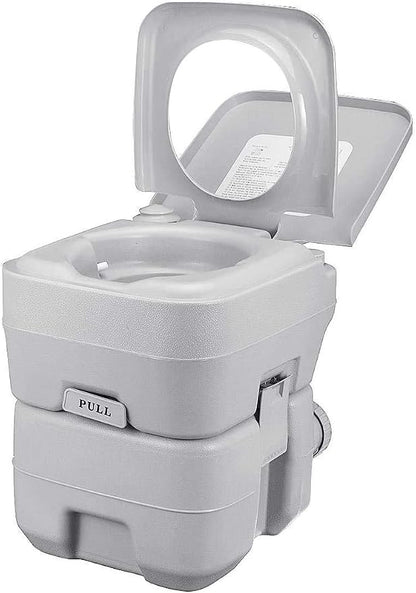Portable Flush Toilet Portable Toilet Composting Toilet Porta Potty Camping Portable Toilet for Car Camping RV Boat Traveling Roadtripping Caravan (2.65Gallon/5.3 Gallon)