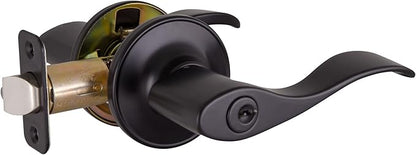 Design House 778886 Springdale Keyed Unlocking Door Handle, Matte Black