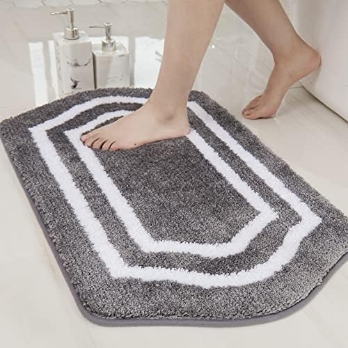 COSY HOMEER Non-Slip Bath Mat Extra Thick Absorbent Plush Washable