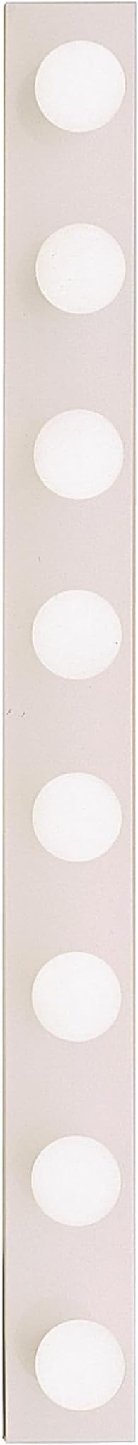 Kichler 8-Light Bathroom Vanity Light, Chrome | Linear bath bar vanity light for bathroom mirrors (48" x 4.25" x 2"), 626CH