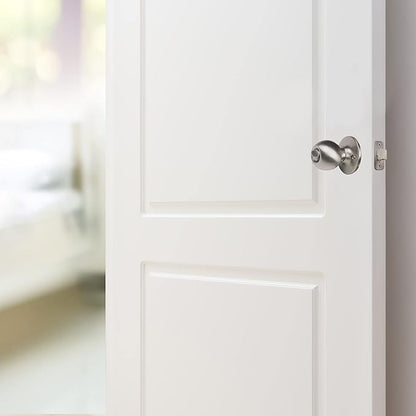 Design House 781864 Ball Privacy Bed and Bath Knob Satin Nickel