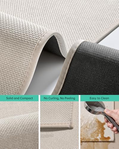 Mecko 16"x24" Bath Mat, Absorbent Quick Dry Bathroom Floor Mats Oatmeal