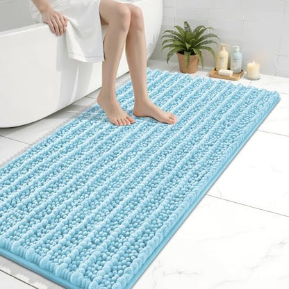 Arotive Bathroom Rugs Mat 44x24, Soft Absorbent Chenille Shaggy Bath Mat