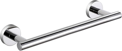 SEIDO Towel Holder Chrome with 9.6" Usable Length, 304 Stainless Steel Hand Towel Bar for Bathroom & Kitchen, 12 Inch Towel Racks for Bathroom, Polished Chrome