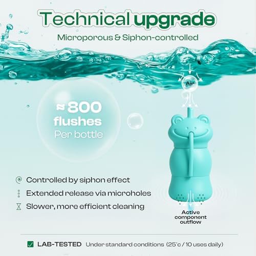 Automatic Toilet Tank Cleaner Bottles, Bowl Freshener & Odor Control