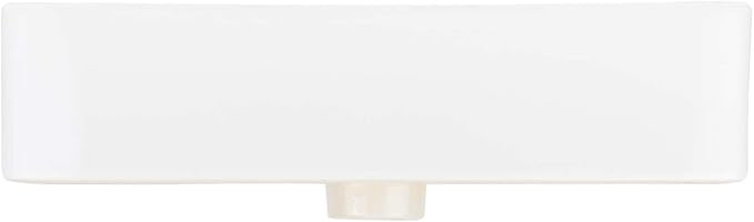 Signature Hardware 447957 Hibiscus 20" Fireclay Vessel Bathroom Sink with Single Faucet Hole