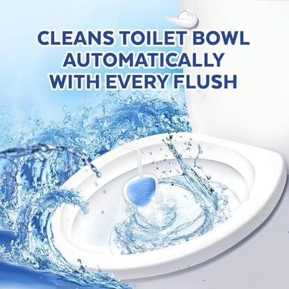 Lysol Automatic In-The-Bowl Toilet Cleaner, Cleans and Freshens Toilet Bowl, Atlantic Fresh Scent, 8 Count (Pack of 4)