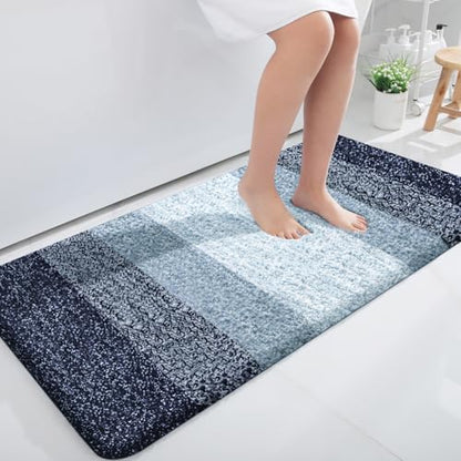 OLANLY Bathroom Runner Rug 45x27, Extra Soft Absorbent Microfiber Bath Rugs