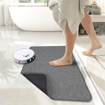 Bath Mat,Ultra Thin Bathroom Rugs,Rubber Bath Mats for Bathroom,Bath rugs