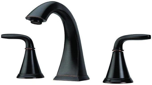Pfister Pasadena Bathroom Sink Faucet, 8-Inch Widespread, 2-Handle, 3-Hole, Tuscan Bronze Finish, LF049PDYY