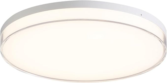 Minka Lavery 759-2-44-L Vantage LED Flush Mount, 1-Light, 25 Total Watts, 11-in H x 1.5-in W, White