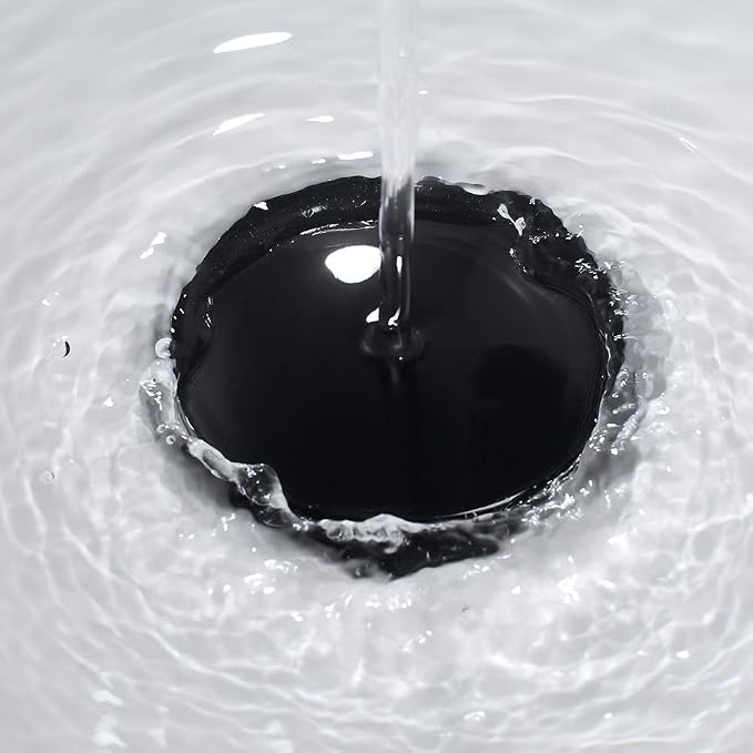 Bathroom Sink Drain with Overflow Hole Black Vessel Vanity Sink Pop Up Drain Stopper with Detachable Basket, Anti-Explosion and Anti-Clogging Drain Strainer