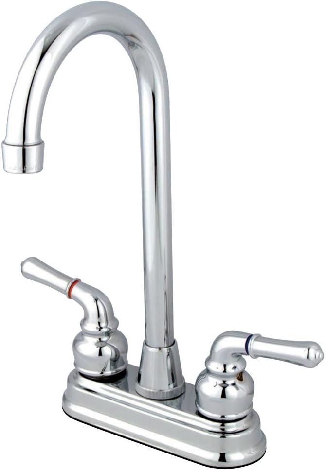 Kingston Brass KB491 Magellan 4" bar Faucet, Polished Chrome