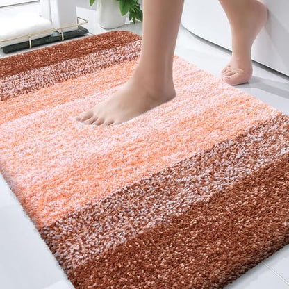 OLANLY Bathroom Rugs Mat 36x24, Extra Soft Absorbent Microfiber Bath Rugs