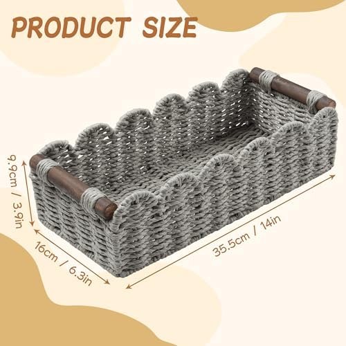 Bathroom Decor Basket for Toilet Paper Storage Baskets For Organizing
