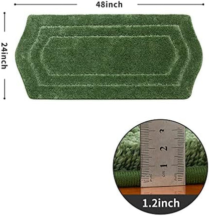 COSY HOMEER Non-Slip Bath Mat Extra Thick Absorbent Plush Washable