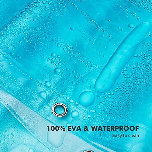 Bostofy Shower Curtain Liner,Waterproof Heavyweight 8g EVA Shower Liner with 3 Magnets and 12 Rustproof Metal Grommets, 72" W x 84" L