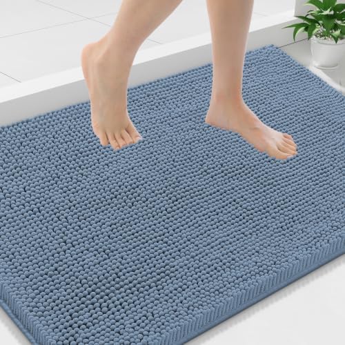 Smiry Bathroom Rugs 36X24, Luxury Chenille Extra Soft Absorbent Bath Mat