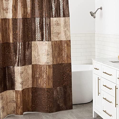 Zahari Home Zambia Animal Shower Curtain - Classic Fabric, Unique Design, Western Country Style
