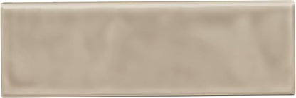 MSI Urbano Warm Concrete 4 in. x 12 in. Glossy Bullnose Ceramic Subway Tile for Bathroom, Kitchen Backsplash, Accent Wall, and Shower Wall