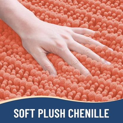 Arotive Bathroom Rugs Mat 30x20, Soft Absorbent Chenille Shaggy Bath Mat