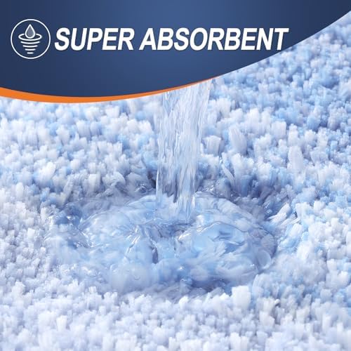 OLANLY Bathroom Runner Rug 45x27, Extra Soft Absorbent Microfiber Bath Rugs