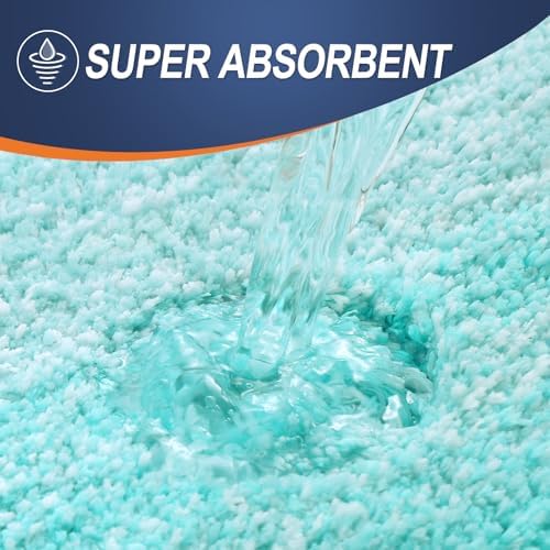 OLANLY Luxury Toilet Rugs U-Shaped 24x20, Soft Absorbent Microfiber Mat